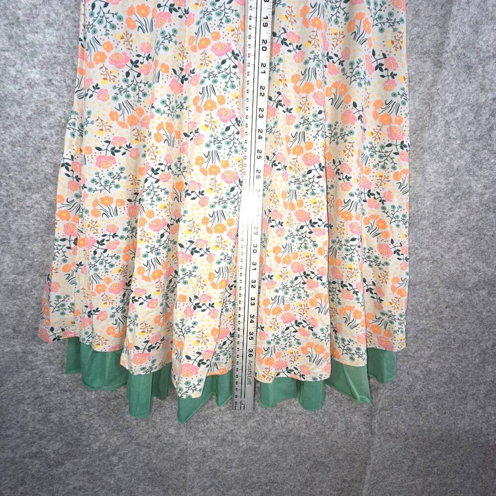 MATILDA JANE Down On The Farm Dress M Joanna Gaines Floral Knit Women's - Picture 5 of 7